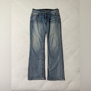 BKE Aiden Jeans Mens 31x30 Blue Bootcut Low Rise Medium Wash Stretch‎ Denim